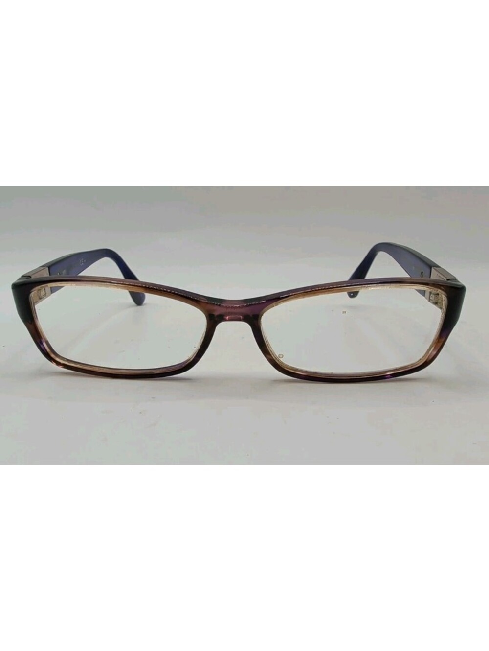 Jimmy Choo JC41 Eyeglasses Spotted Havana Blue Rhinestone Frame 53-14-130 Flaws